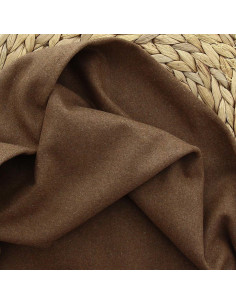 Dark camel wool fabric for coat