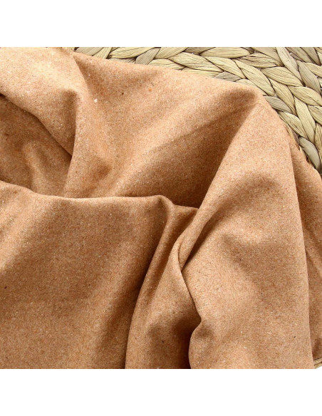 Woolen coat fabric - Beige