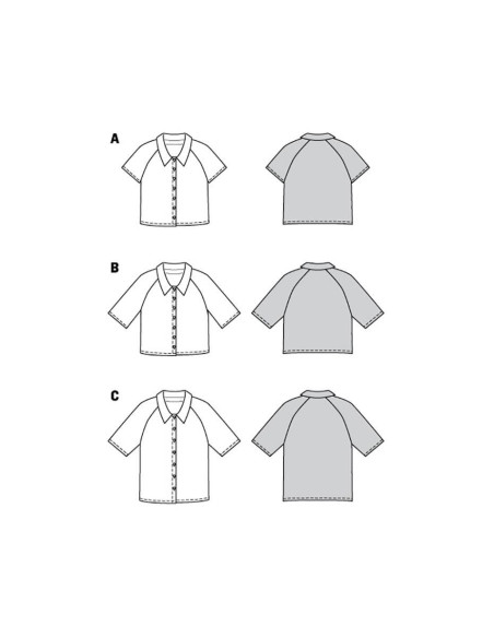 Blouse pattern - Burda 5997