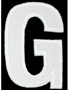 Iron-on patch letter G