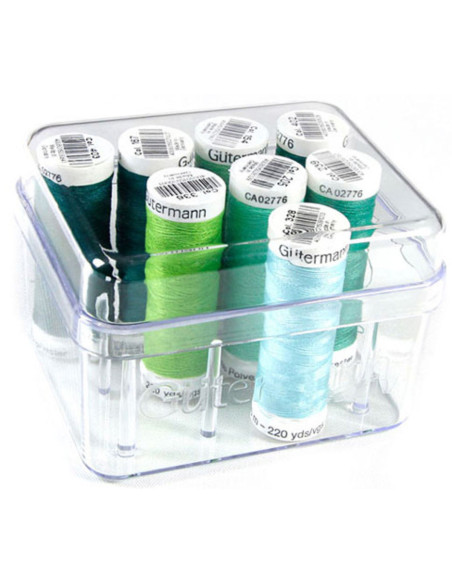 Box for 12 Gütermann thread spools