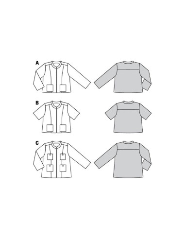 Jacket pattern - Burda 6006