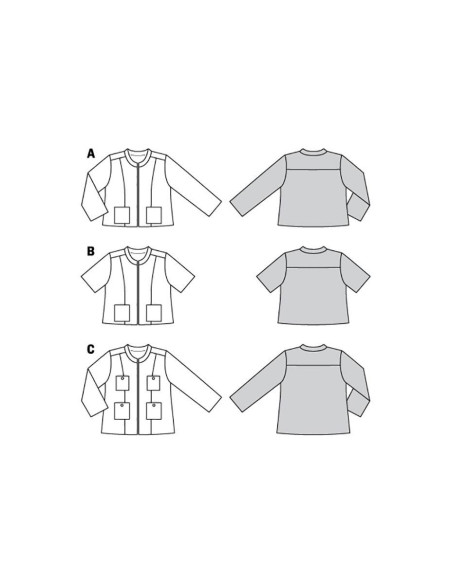 Jacket pattern - Burda 6006