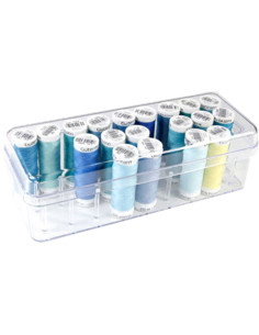 Box for 27 Gütermann thread spools
