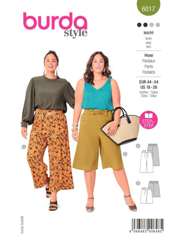 Pants pattern - Burda 6017
