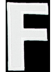 Iron-on patch letter F