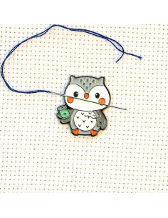 Magnetic Needle Holder - Owl