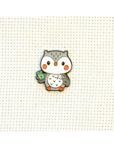 Magnetic Needle Holder - Owl