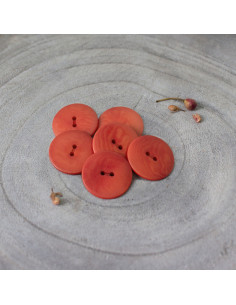 Palm Button - Tangerine
