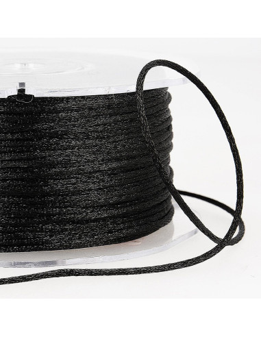 Rat tail cord - Black