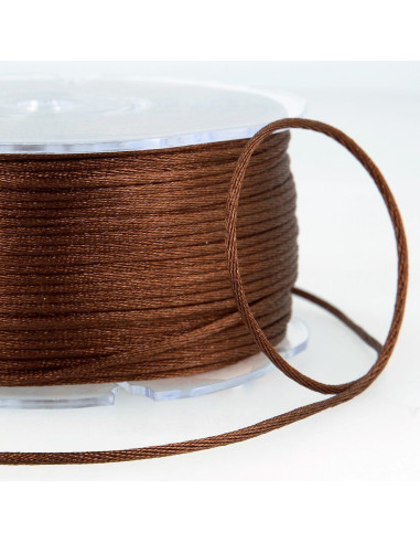 Rat tail cord - Dark brown