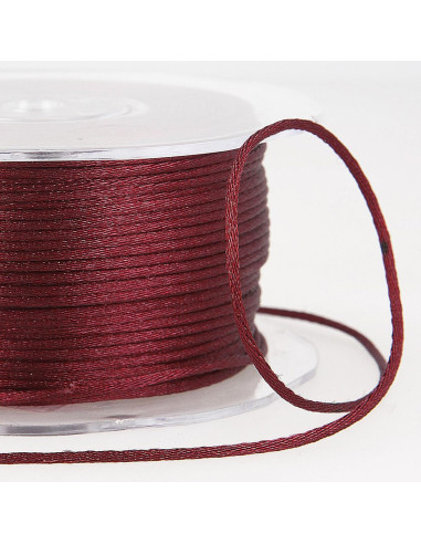 Rat tail cord - Bordeaux