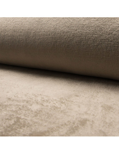 Cuddly plush fabric - Taupe