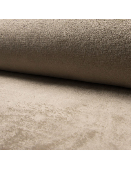 Cuddly plush fabric - Taupe