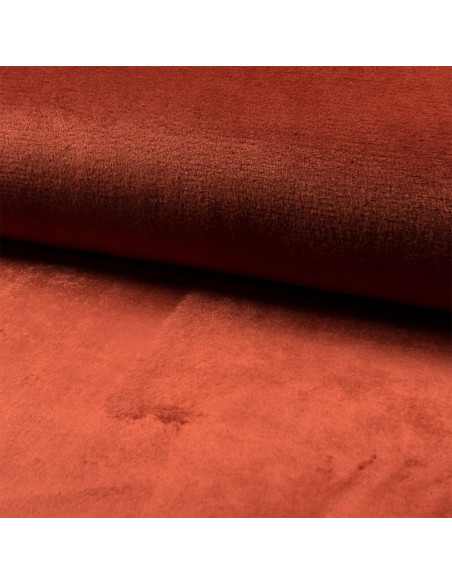 Cuddly plush fabric - Terracotta