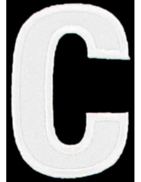 Iron-on patch letter C