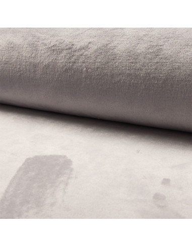 Cuddly plush fabric - Silver