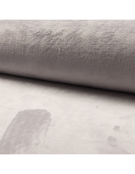 Cuddly plush fabric - Silver