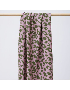 Viscose twill fabric - Urban Leo lilac