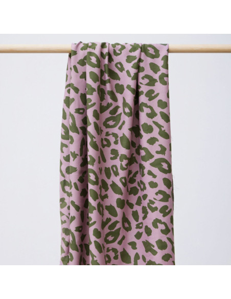 Viscose twill fabric - Urban Leo lilac