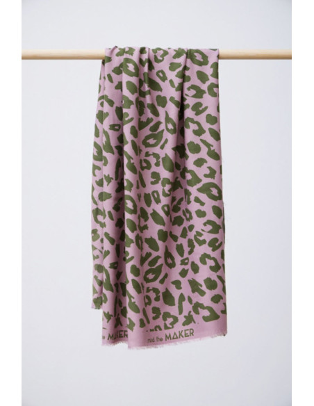 Viscose twill fabric - Urban Leo lilac
