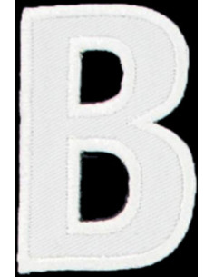 Iron-on patch letter B
