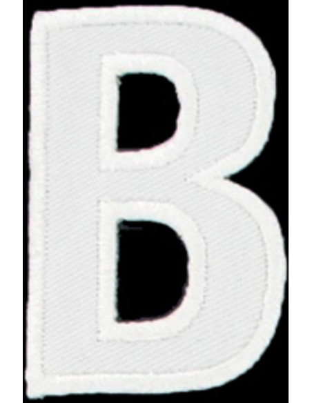Iron-on patch letter B