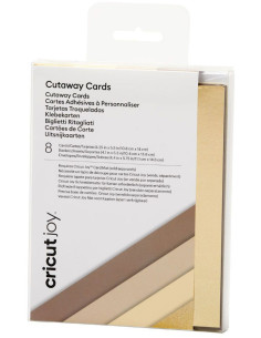Set of 8 adhesive cards with envelopes R20 Neutrals Cricut