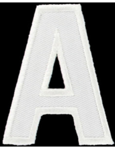 Iron-on patch letter A