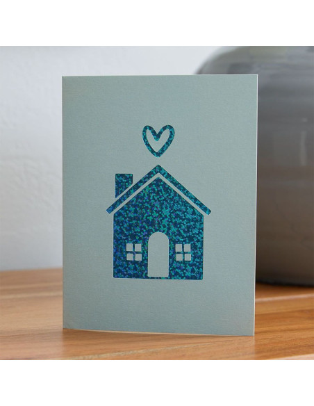 Set of 8 adhesive cards with R20 Pastel Cricut envelopes