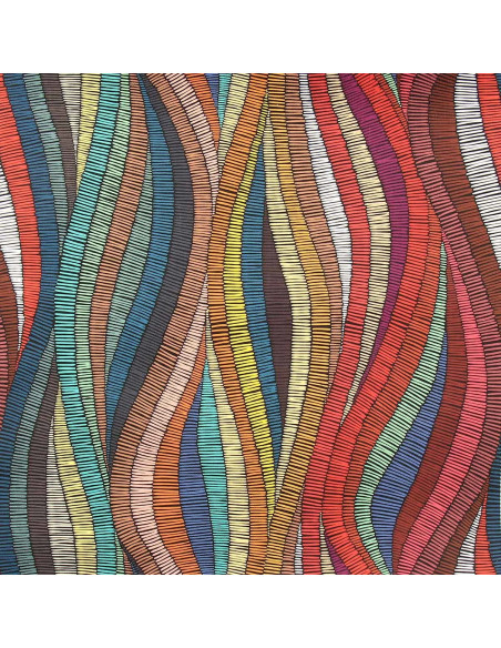 Deck chair fabric - Red Kenya