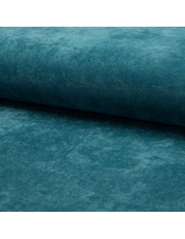 Corduroy fabric - Petrol blue