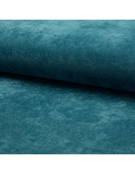 Corduroy fabric - Petrol blue