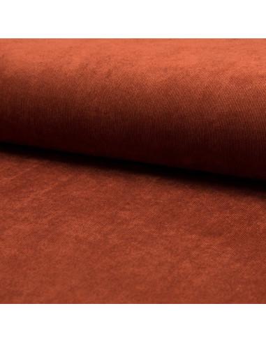 Corduroy fabric - Rust