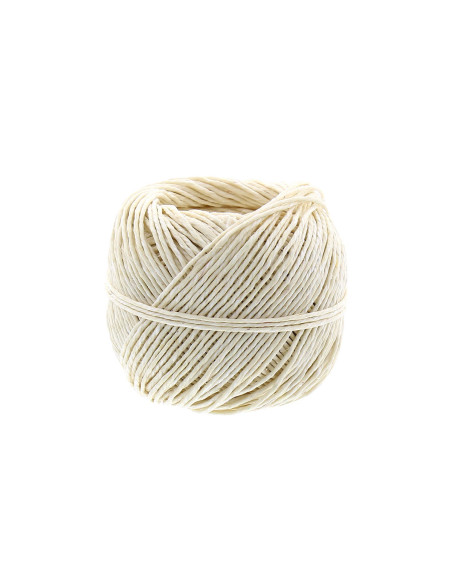 50-gram ball of string for stitching - White linen