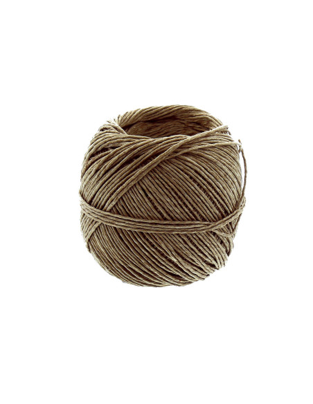 50-gram ball of piercing cord - Natural linen