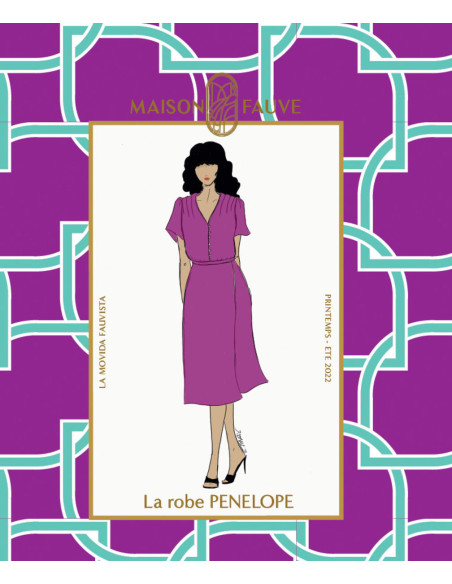 Penelope Dress Pattern - Maison Fauve