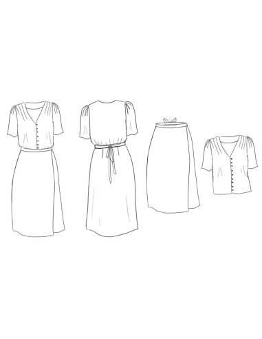Penelope Dress Pattern - Maison Fauve