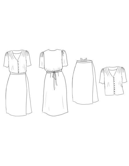 Penelope Dress Pattern - Maison Fauve