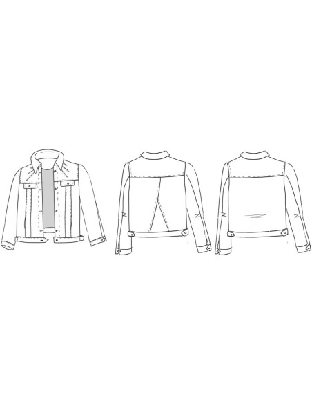 Pilar Jacket Pattern - Maison Fauve