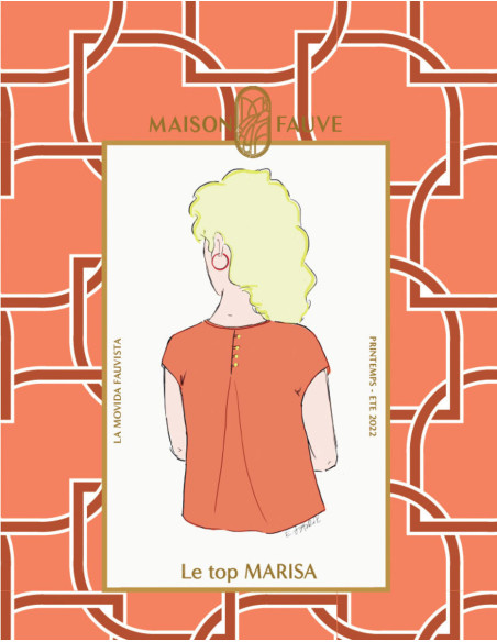 Top Marisa Pattern - Maison Fauve