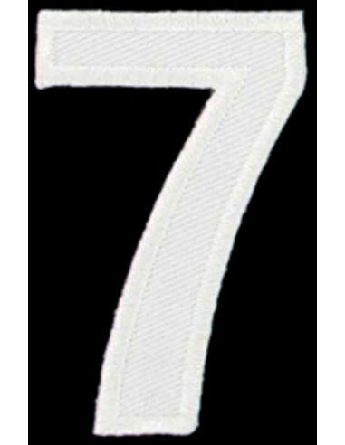 Iron-on patch number 7