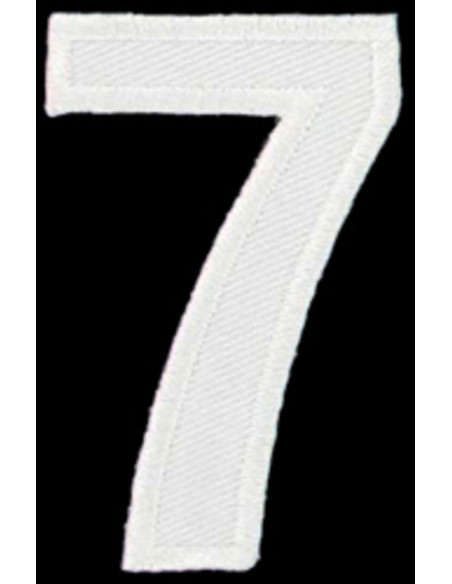 Iron-on patch number 7