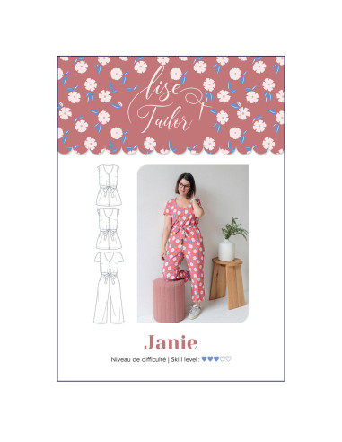 Jumpsuit Pattern - Janie - Lise Tailor