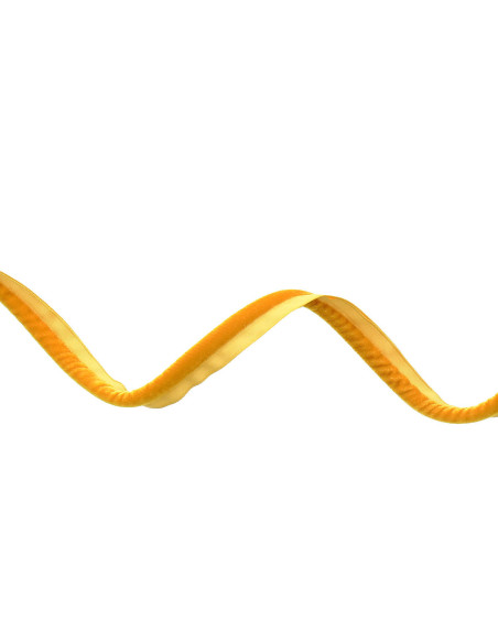 Velvet upholstery piping - Yellow