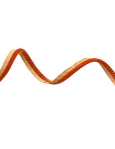 Velvet upholstery piping - Rust