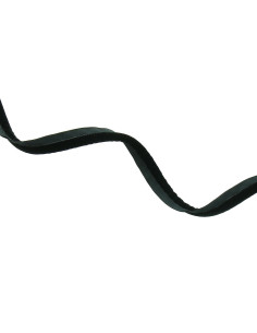 Velvet upholstery piping - Black
