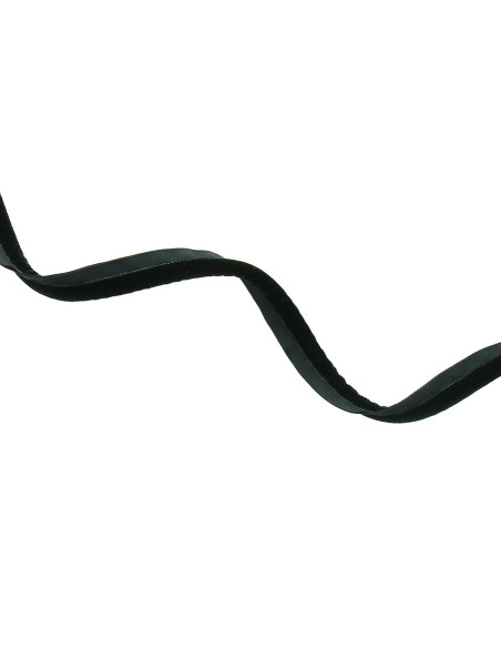 Velvet upholstery piping - Black