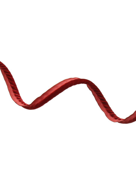 Velvet upholstery piping - Red