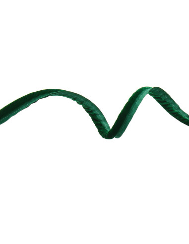 Velvet upholstery piping - Green